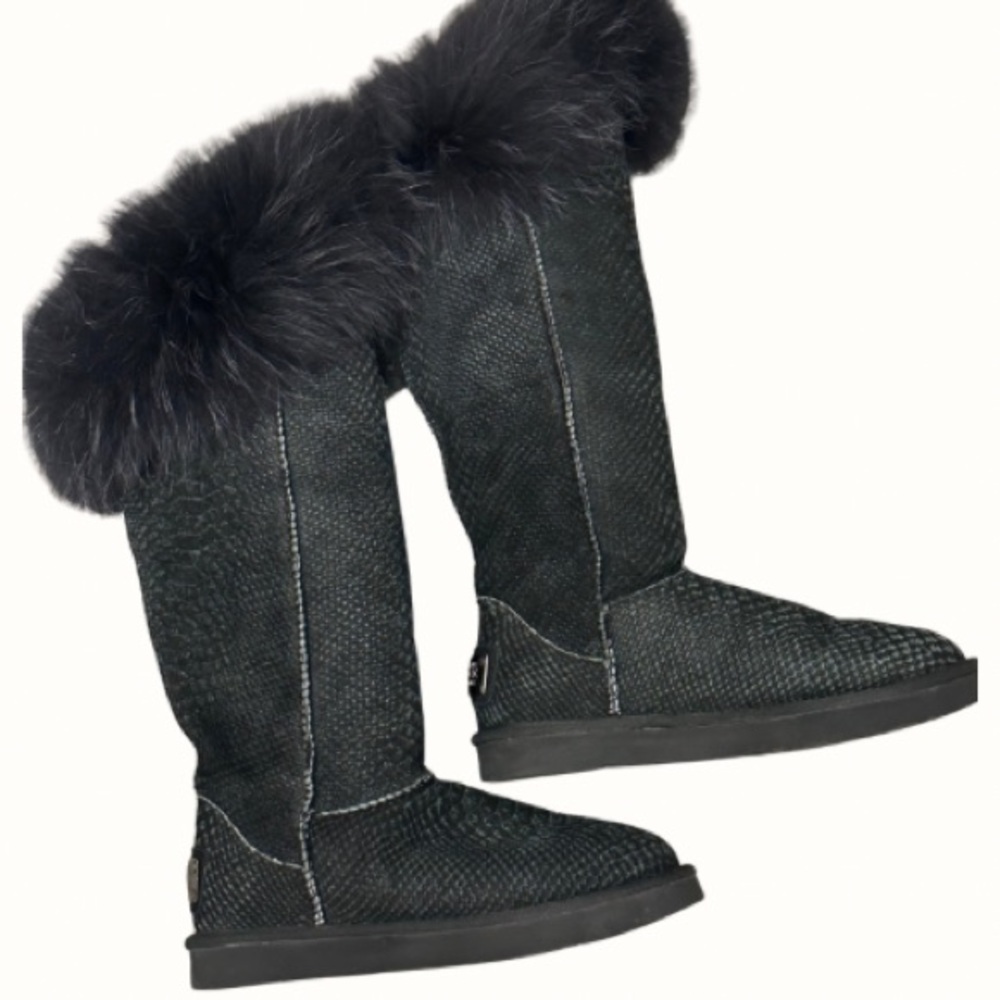 Australia Luxe Collection Foxy Python Leather She… - image 2